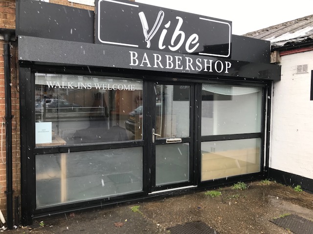 Fresh fade at Vibe Barbershop